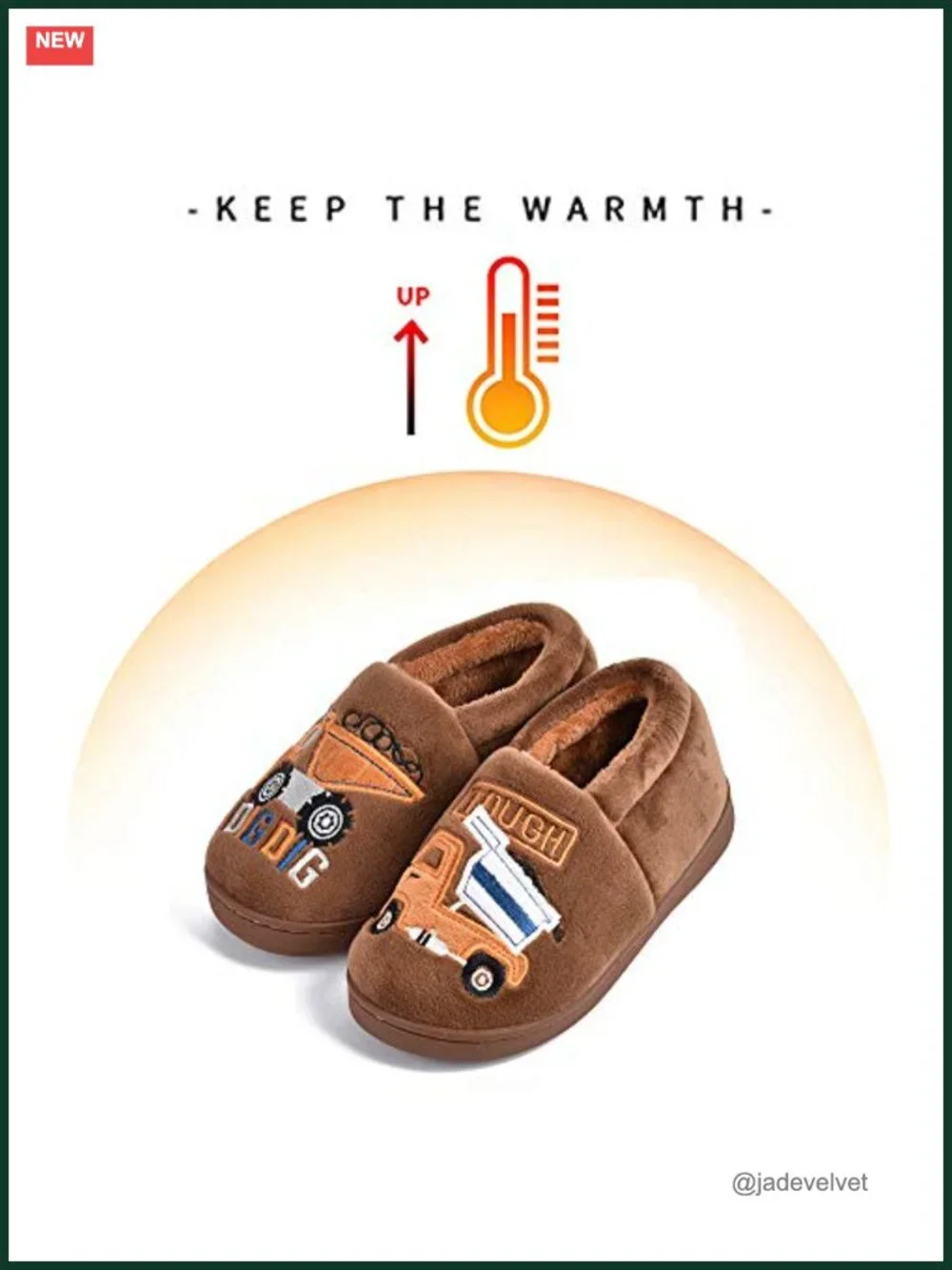 Toddler Slippers Boys Girls Little Kids House Shoes Warm Non-slip Sole Soft